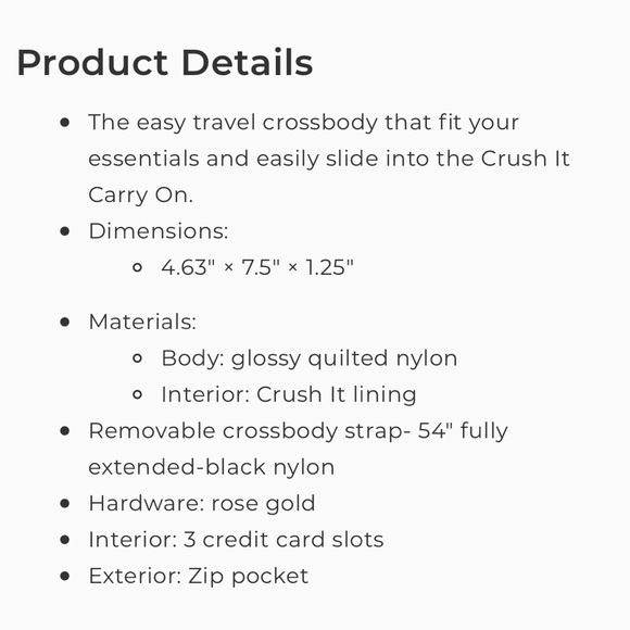 🆕 Stella & Dot Crush It Essentials Crossbody - Picture 6 of 12